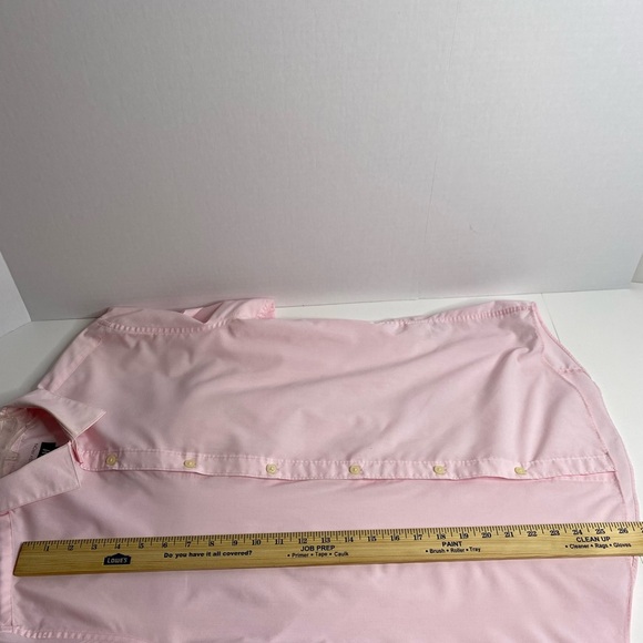 Men’s H&M Easy Iron Men’s Long Sleeve Button  Up Pink Shirt Size M - Picture 6 of 6
